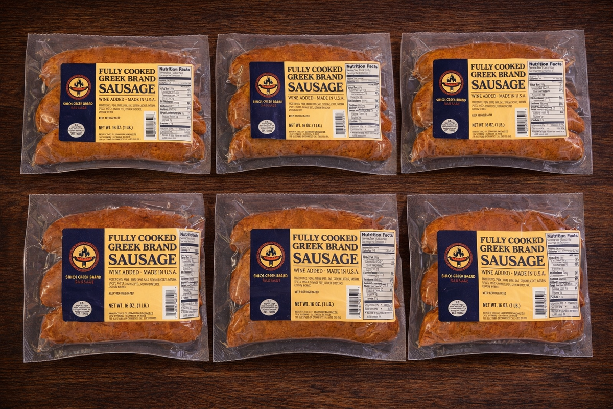 Greek Grand Sausage – 6 Pack